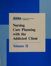 Tapa de Nursing care planning with the addicted client