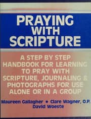 Tapa de Praying with scripture