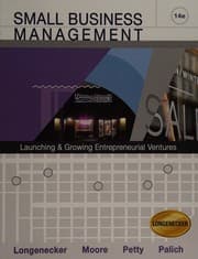 Tapa de Small business management