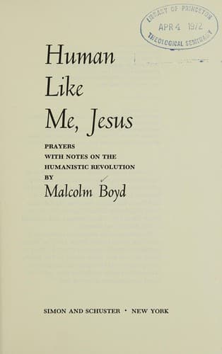 Tapa de Human like me, Jesus