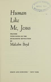 Tapa de Human like me, Jesus