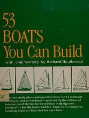 Tapa de 53 Boats You Can Build