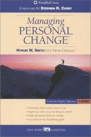 Tapa de Managing Personal Change