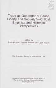 Tapa de Trade as guarantor of peace, liberty and security?