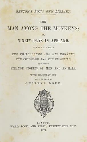 Tapa de The man among the monkeys
