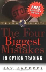 Tapa de The Four Biggest Mistakes in Option Trading (Trade Secrets Ser)