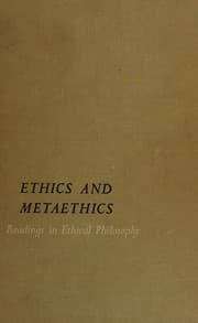 Tapa de Ethics and metaethics