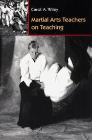 Tapa de Martial arts teachers on teaching