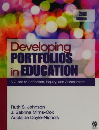 Tapa de Developing portfolios in education