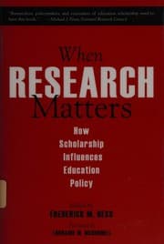 Tapa de When research matters