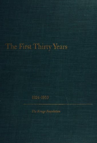 Tapa de The first thirty years