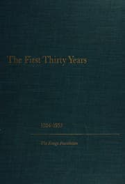 Tapa de The first thirty years