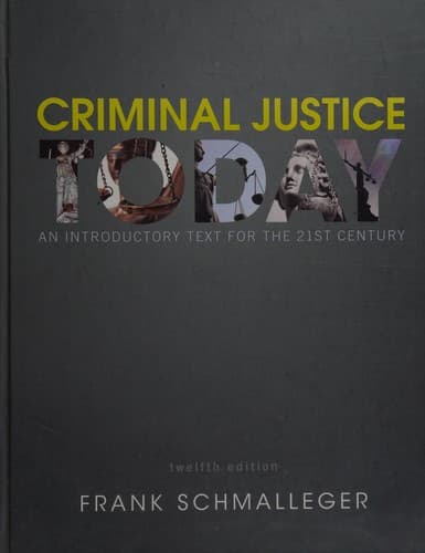 Tapa de Criminal justice today