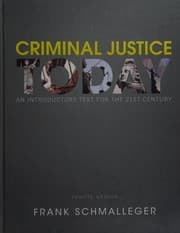 Tapa de Criminal justice today