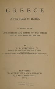 Tapa de Greece in the time of Homer