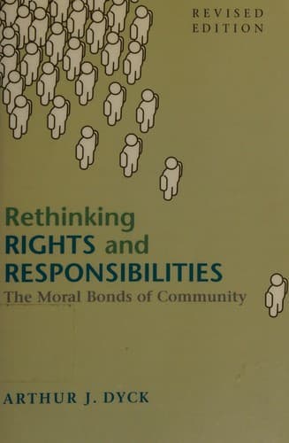 Tapa de Rethinking rights and responsibilities