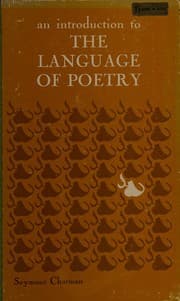 Tapa de An introduction to the language of poetry