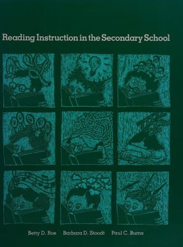 Tapa de Reading instruction in the secondary school