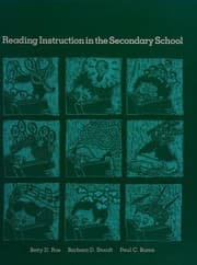 Tapa de Reading instruction in the secondary school