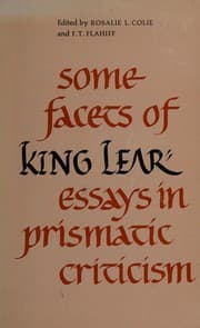 Tapa de Some facets of King Lear