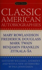 Tapa de Classic American autobiographies