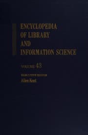 Tapa de Encyclopedia of library and information science