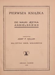 Tapa de Pierwsza książka do nauki języka angielskiego
