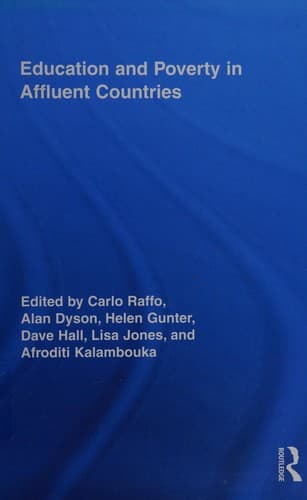 Tapa de Education and poverty in affluent countries