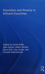 Tapa de Education and poverty in affluent countries