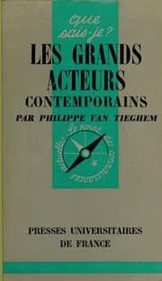 Tapa de Les grands acteurs contemporains, 1900-1960