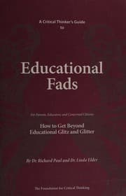 Tapa de A critical thinker's guide to educational fads