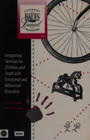 Tapa de Integrating services for children and youth with emotional and behavioral disorders