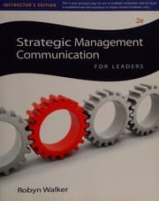 Tapa de Strategic management communication for leaders
