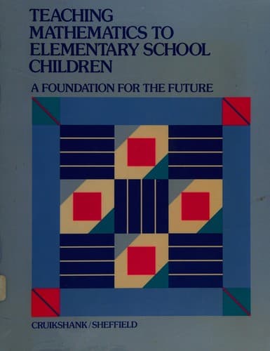 Tapa de Teaching mathematics to elementary school children