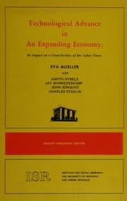 Tapa de Technological advance in an expanding economy