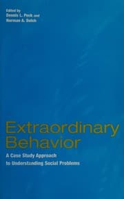 Tapa de Extraordinary behavior
