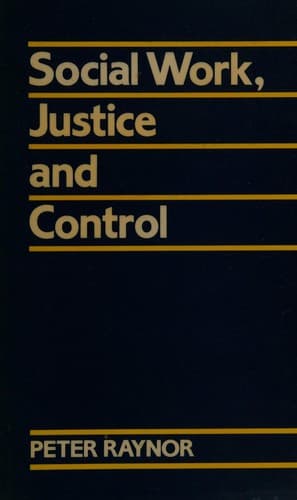 Tapa de Social work, justice, and control