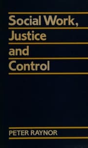 Tapa de Social work, justice, and control
