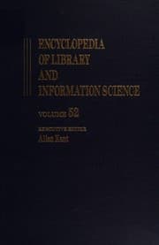 Tapa de Encyclopedia of library and information science