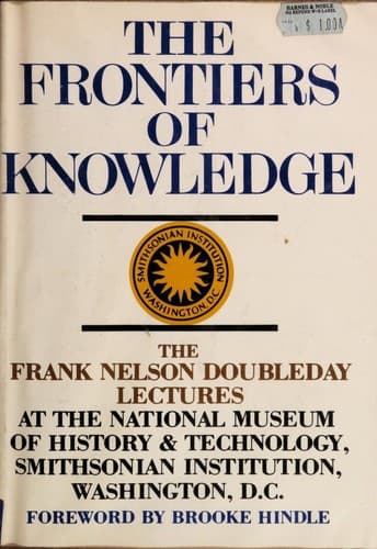 Tapa de The Frontiers of Knowledge