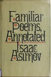 Tapa de Familiar poems, annotated