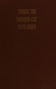 Tapa de Thrice the brinded cat hath mewed