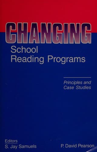 Tapa de Changing school reading programs