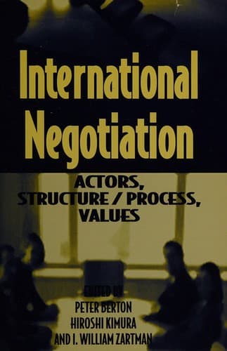 Tapa de International negotiation