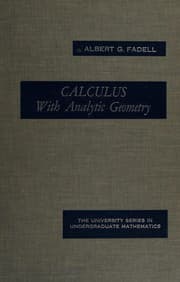 Tapa de Calculus with analytic geometry