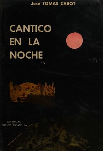 Tapa de Cántico en la noche