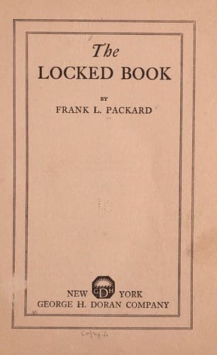 Tapa de The locked book