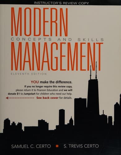 Tapa de Modern management