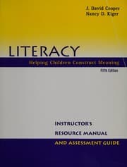 Tapa de Instructor's resource manual and assessment guide [to] Literacy