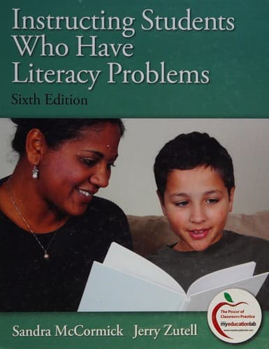 Tapa de Instructing students who have literacy problems